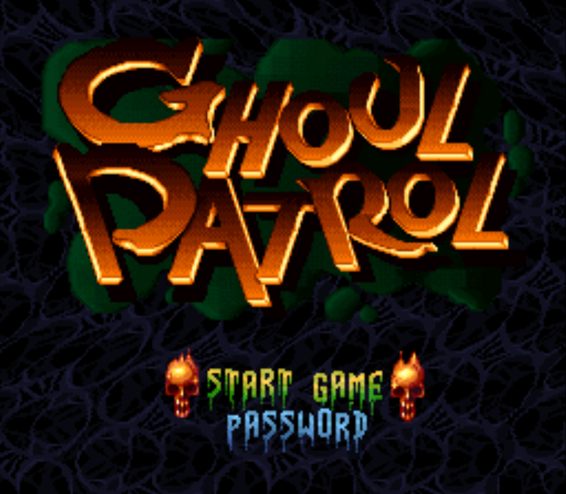 Ghoul Patrol Title Screen